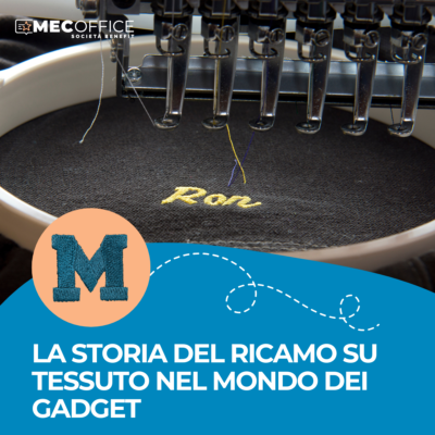 ricamo su tessuto per gadget